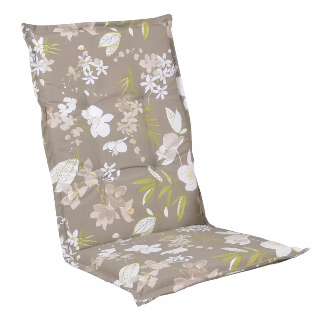 Positionspude, fiber - beige botanisk