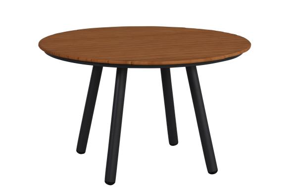 Bam Bo bord Ø 120 H73 cm - antracit/bambus