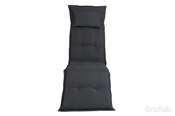 Naxos dæk -Chair -pude - Antracit