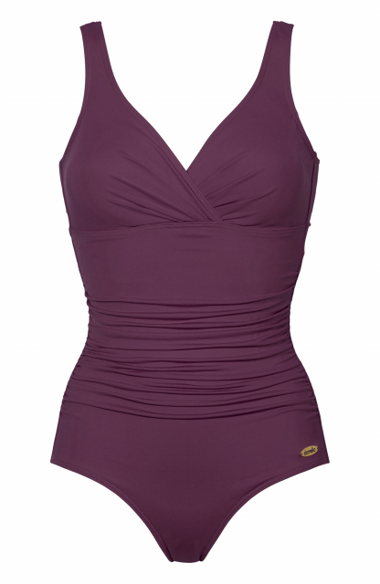 Fiona badedragt - vinrød