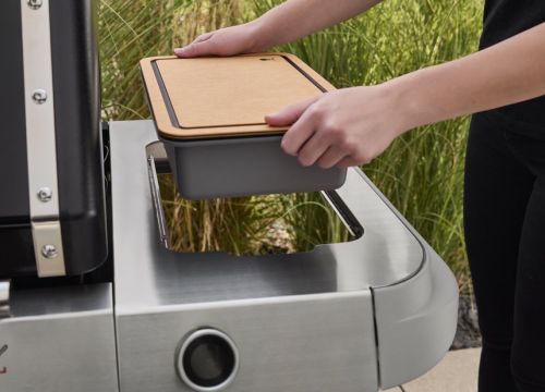 Weber Works skærebræt & opsamlingskasse