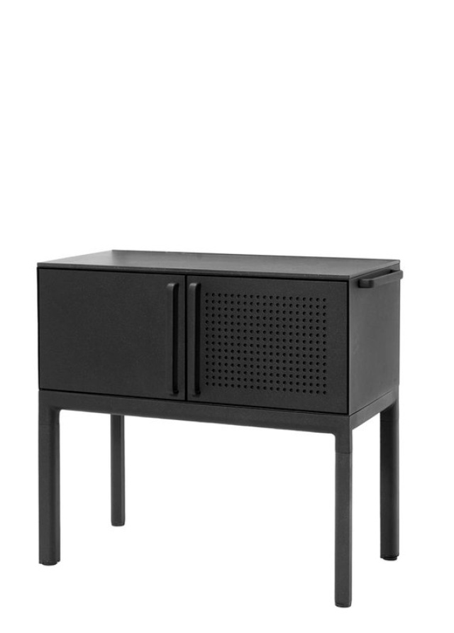 Drop köks modul enkel inkl 2 hyllor - lava grey