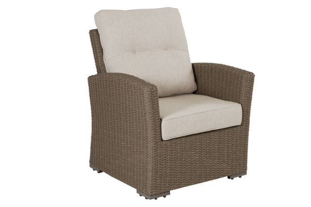 Ashfield lænestol - Beige/beige pude