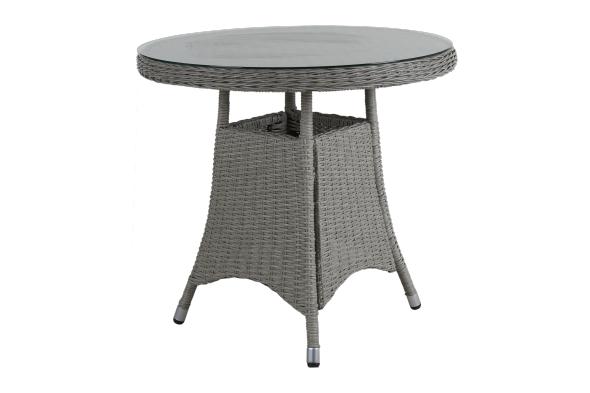 Hornbrook Spisebord Ø 80 H73 cm - Grå/glas