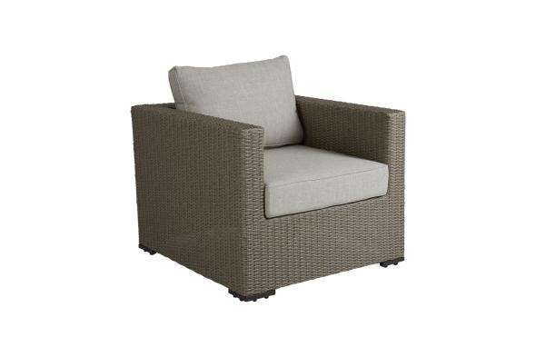 Funkia lænestol - beige/sandpude