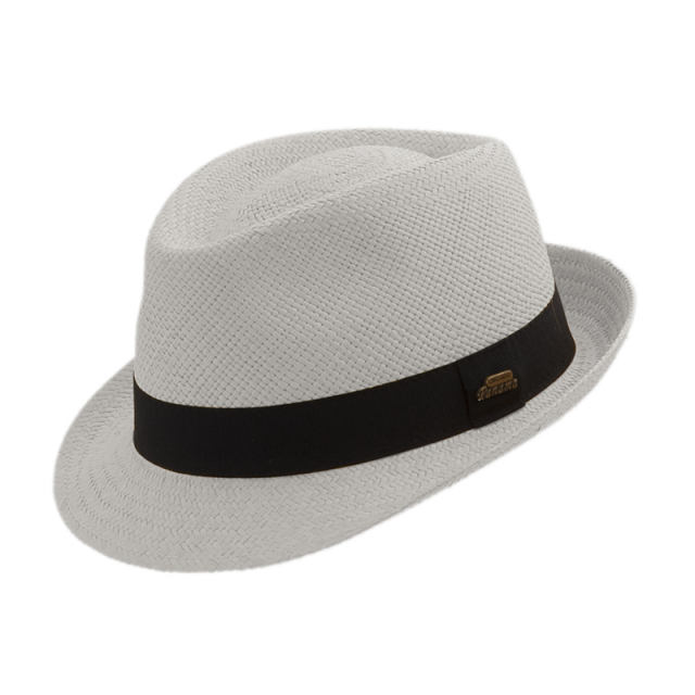 Panama hat Trilby - hvid