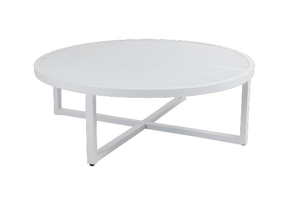 Vevi sofabord Ø 100 H40 cm - Hvid