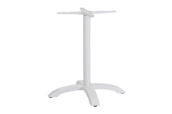 Avila bordstativ 65x65 H72 cm, foldbar - hvid mat