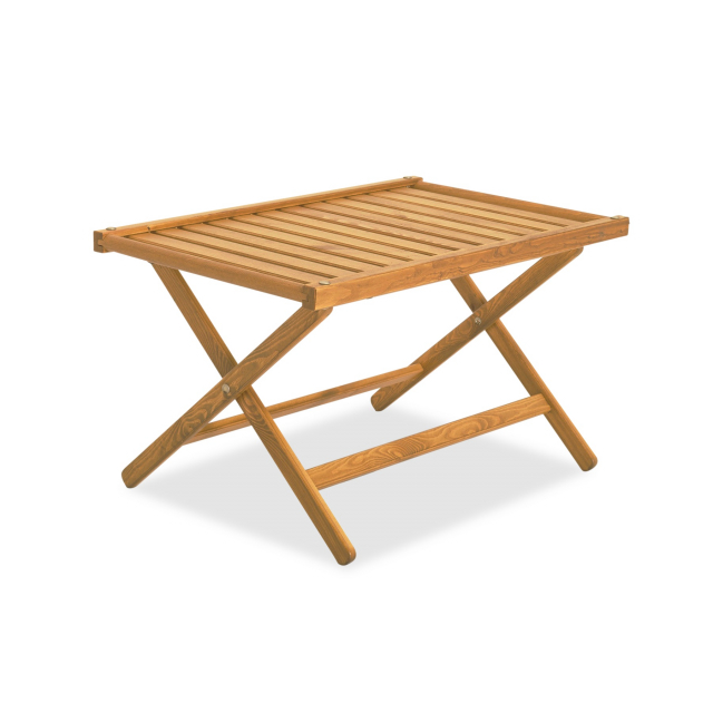 Bakkebord 94x59 cm - teak