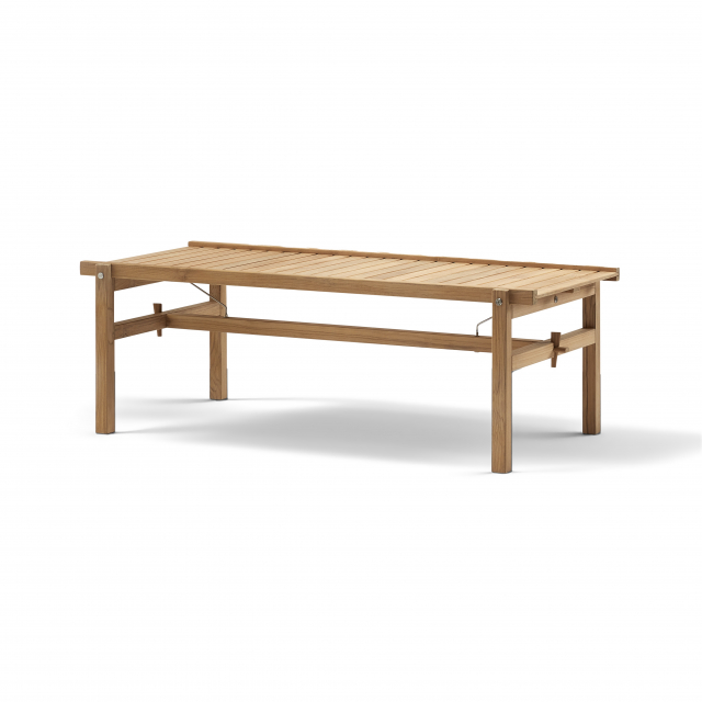 Sofabord 150x68 cm - teaktræ