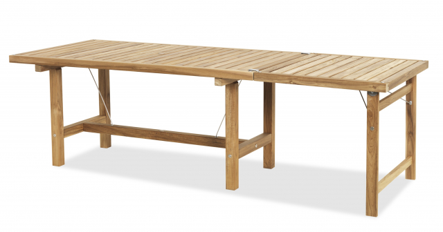 Tillægsplade till bord 155x85 cm - teak