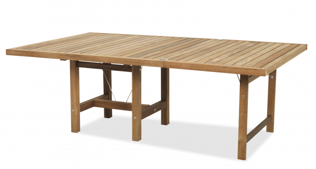 Tillægsplade til bord 128x120 cm - teak