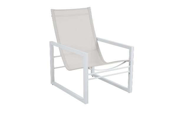 Vevi lænestol - hvid/offwhite
