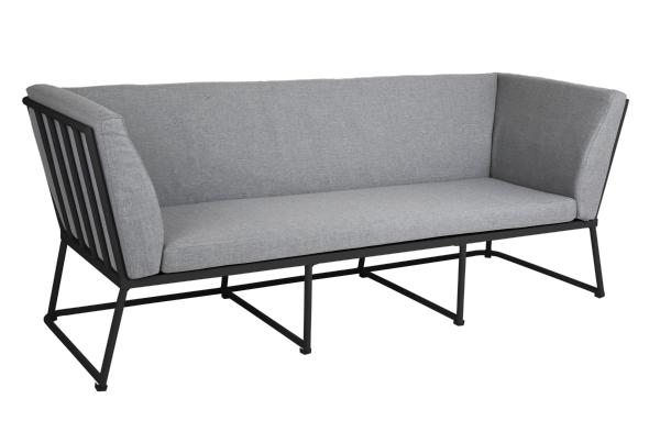 Vence 3-pers. sofa - sort/pearl grey pude