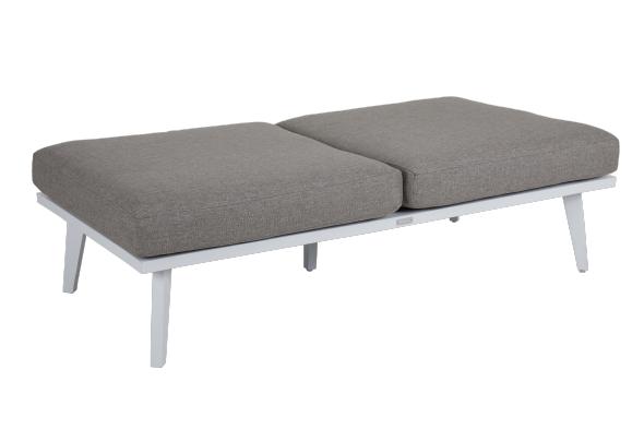 Villac 2 sædersofa - hvid/beige pude