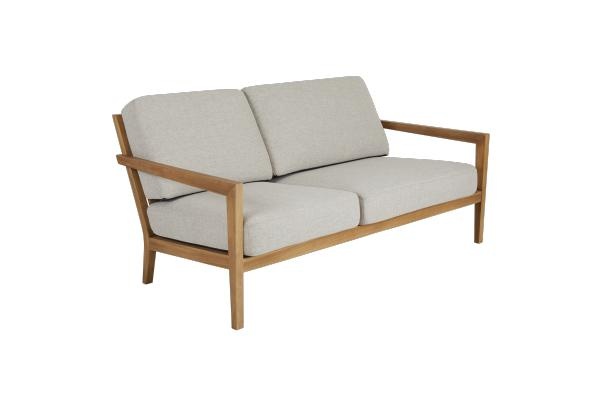 Populær 2,5 sæder sofa m pude - teak/sand