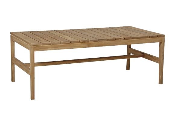 Populær sofabord 140x70 cm - teak