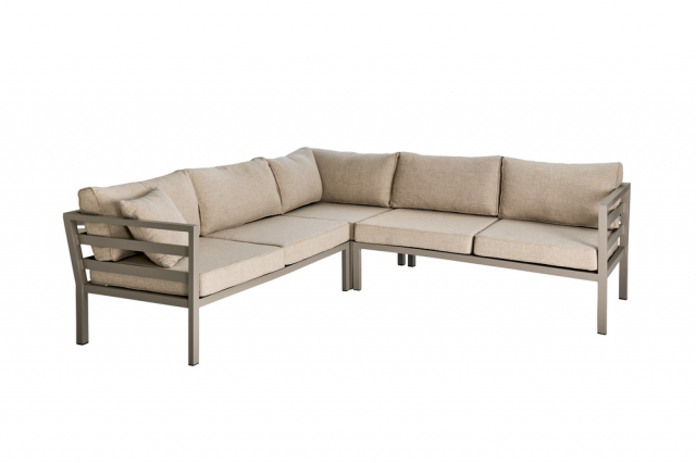 Weldon hjørnesofa - khaki/sand pude