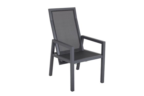 Newfort positionsstol - Antacit/Black Textilene