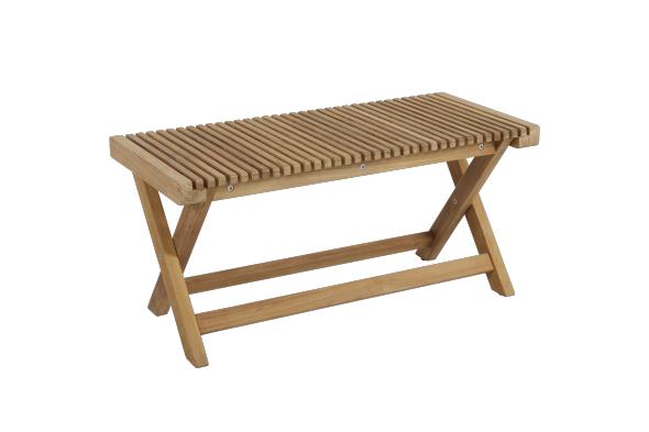 Julita bænk 90x40 H43 cm - teak