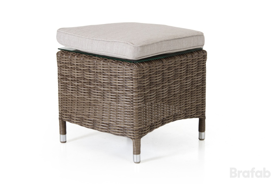 Ninja Palle/Table - Rustik/beige pude/glasplade