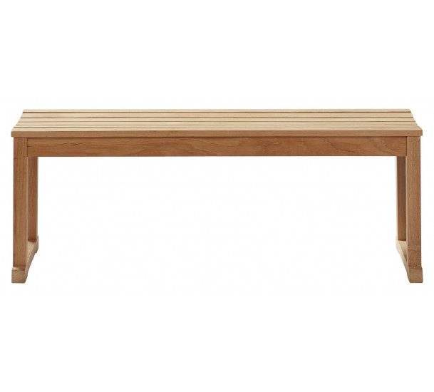 Vega bænk 120 cm - teak