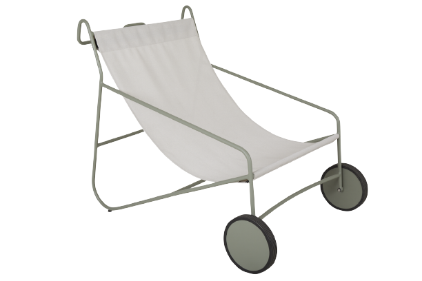 Poul Lounge stol - Dusty Green