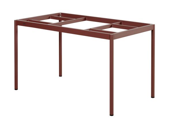 Nox Bistro bordstativ 125x70 H73 cm - zin rød