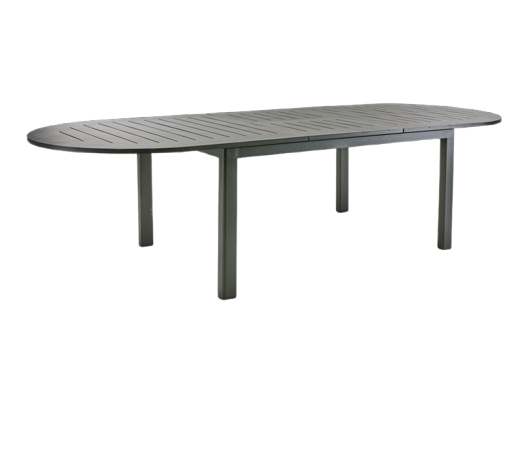 Lomma Elipse bord 220-280x110 H73 cm - sort