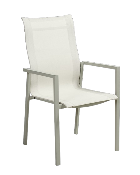 Comfy lænestol - lys grå/offwhite