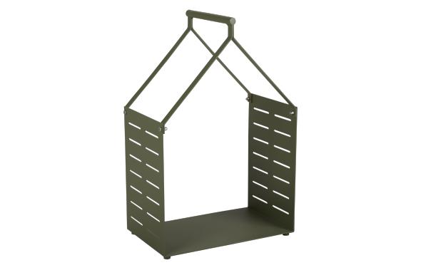 Belfort Wood Basket - Moss Green