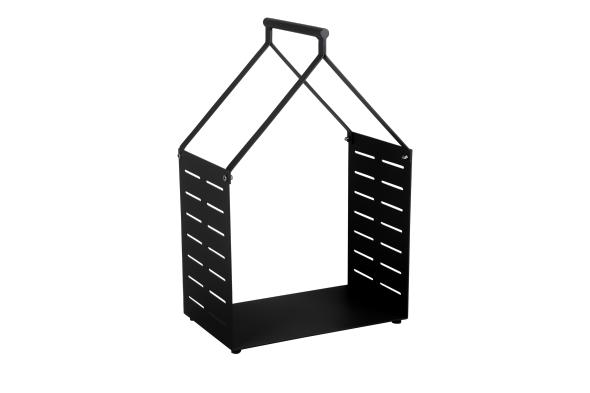 Belfort Wood Basket - Sort
