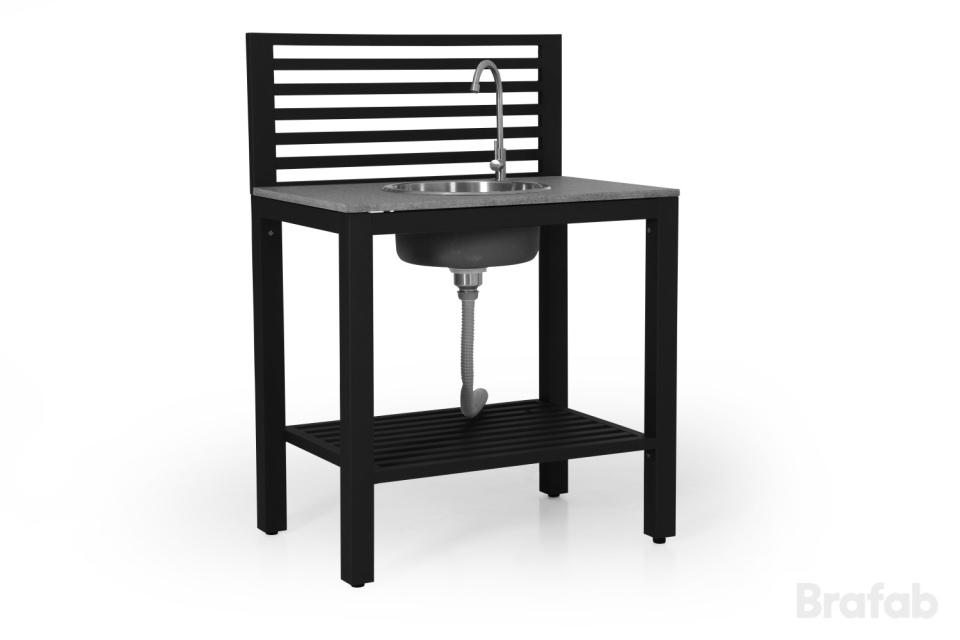 Bellac Outdoor Kitchen med vask - sort