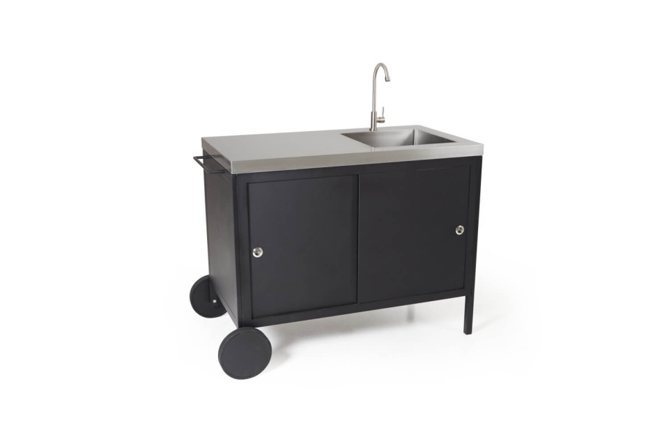 Coldstream Outdoor Kitchen med kran og vask - sort