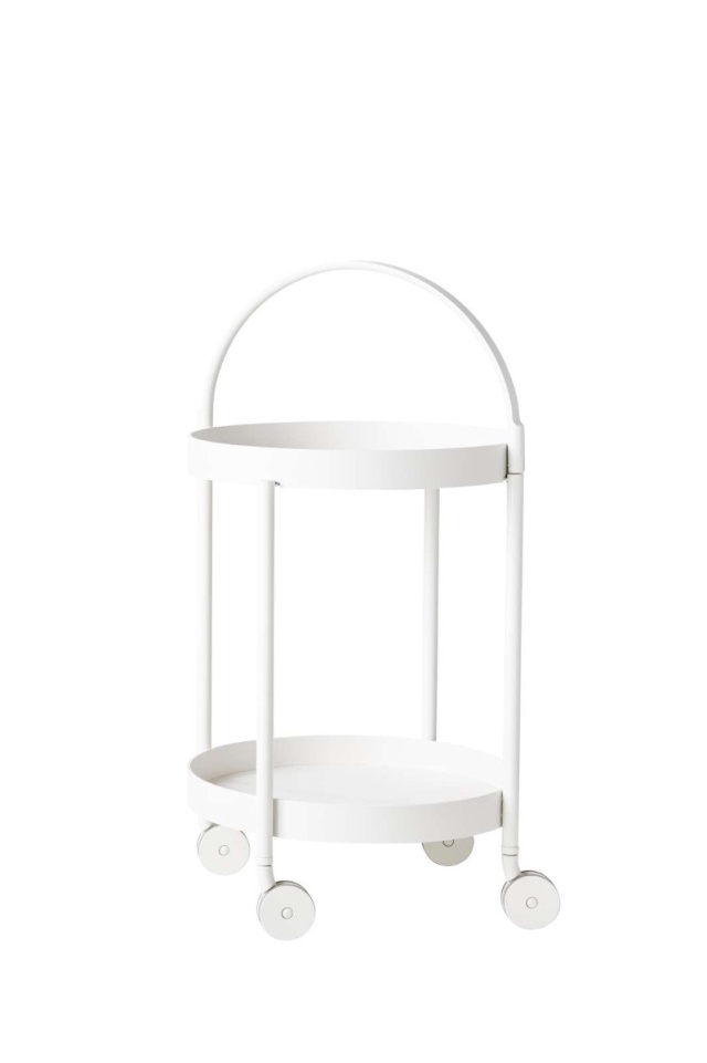 Roll serveringsvagn - white