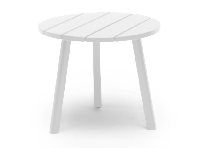 Tennessee sidebord Ø50 cm H41 cm - hvid