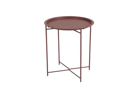 Sangro bakkebord Ø 46 cm - rød