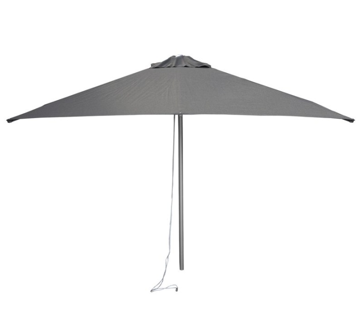 Harbour parasol m/dragsnöre 3x3 m - light grey
