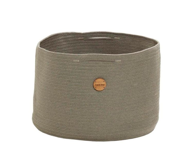 Soft Rope korg stor Ø 50 cm - taupe