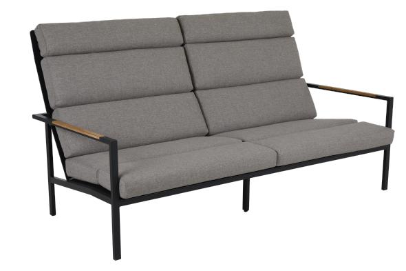 Indus 3 -personers sofa - sort/beige dyna