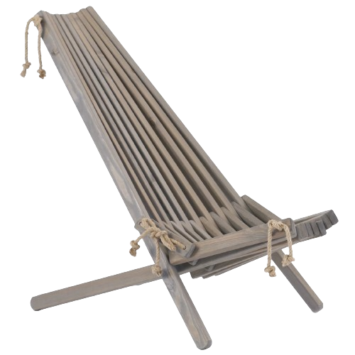 Ecochair fyr olieret - grå