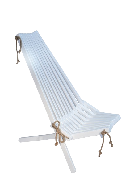 Ecochair bjørk olieret - hvid
