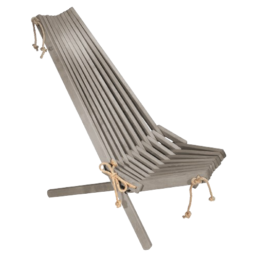 Ecochair bjørk olieret - grå