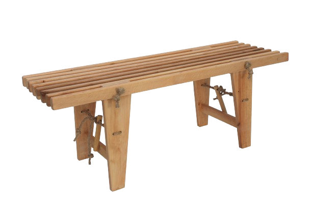 Ecobench 120 cm æl olieret - natur