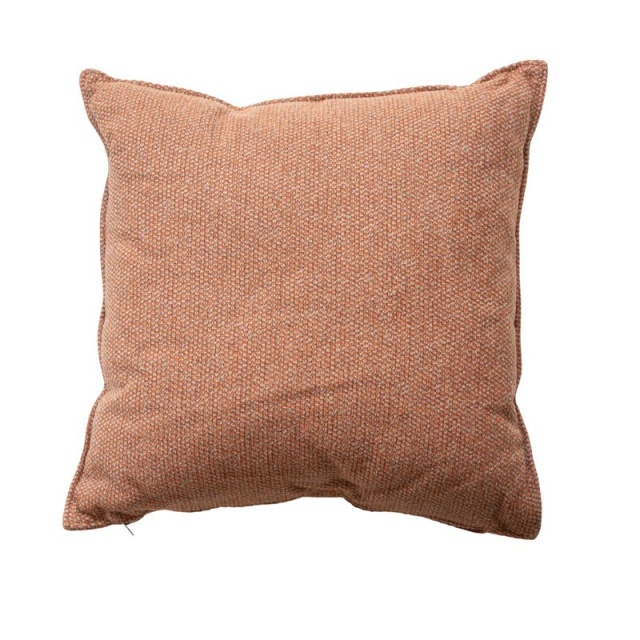 Wove prydnadskudde 50x50x12 cm - orange