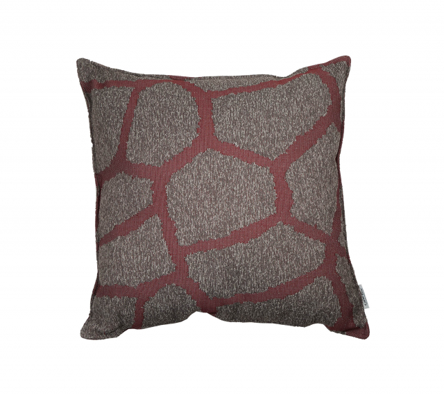 Play prydnadskudde 50x50x12 cm - brown/bordeaux