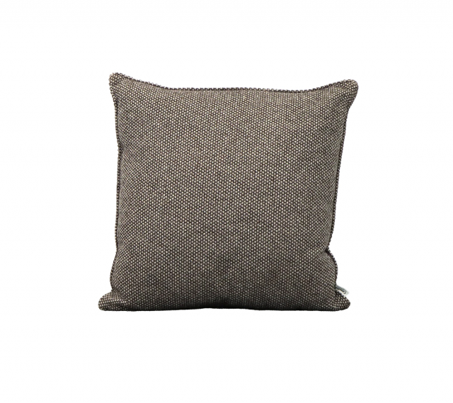 Rise pyntepude 60x60 cm - dark borwn