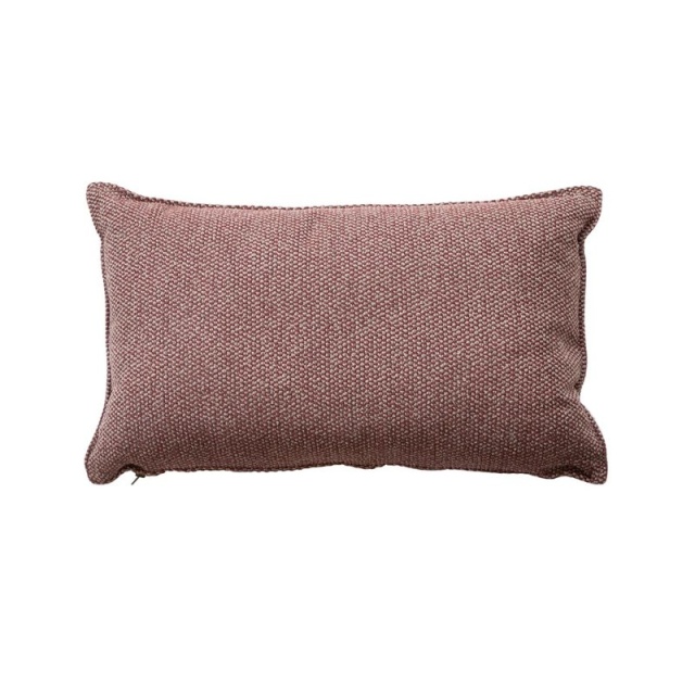 Wove prydnadskudde 32x52x12 cm - light bordeaux