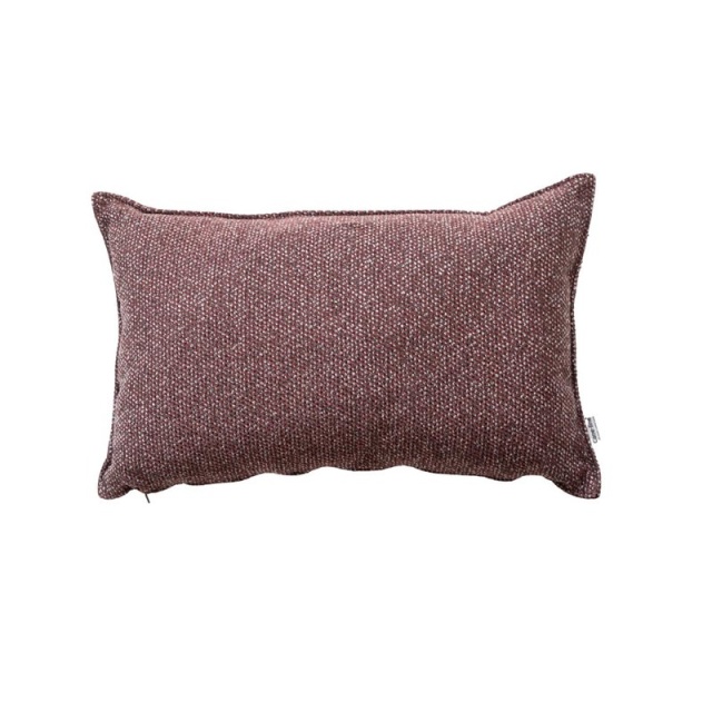 Wove prydnadskudde 32x52x12 cm - dark bordeaux