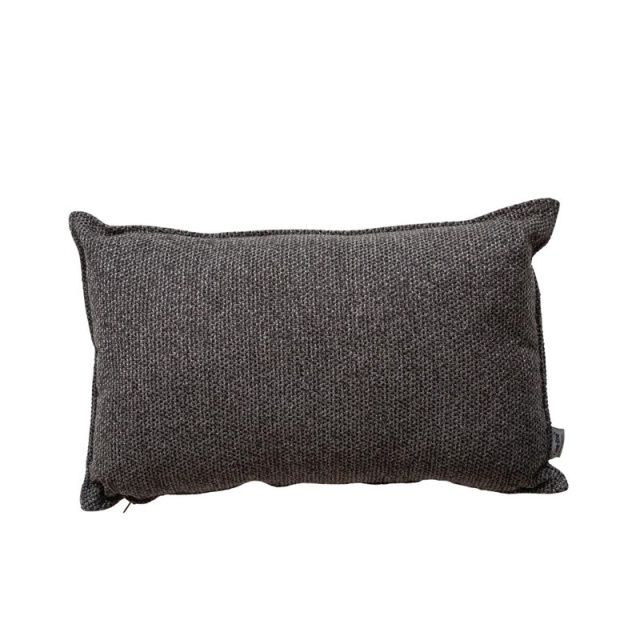 Wove prydnadskudde 32x52x12 cm - dark grey
